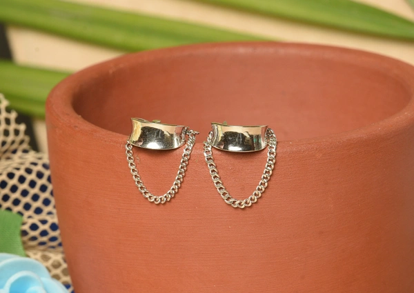 Silver earrings