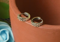 Silver earrings