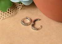 Silver earrings