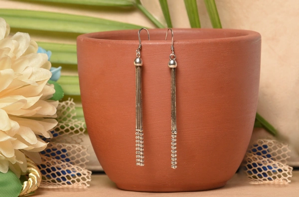 Silver earrings