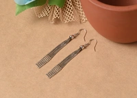 Silver earrings