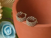 Silver earrings