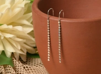 Silver earrings