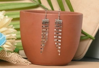 Silver earrings
