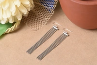 Silver earrings
