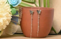 Silver earrings