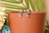 Silver earrings