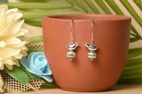 Silver earrings