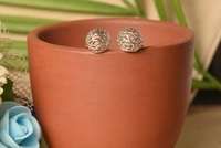 Silver earrings