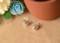 Silver earrings