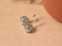 Silver earrings