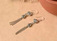 Silver earrings