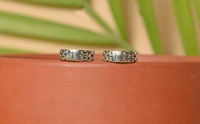 Silver earrings