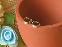 Silver earrings