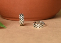Silver earrings