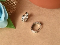 Silver earrings