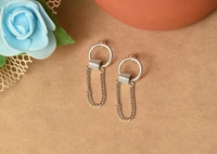 Silver earrings