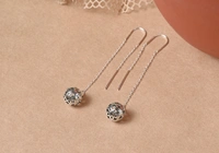 Silver earrings