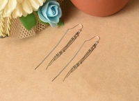 Silver earrings