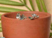 Silver earrings