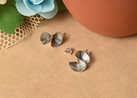 Silver earrings
