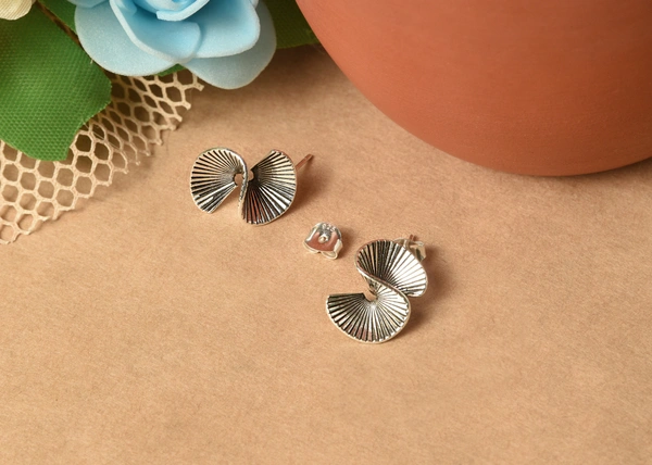 Silver earrings