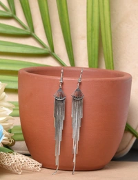 Silver earrings