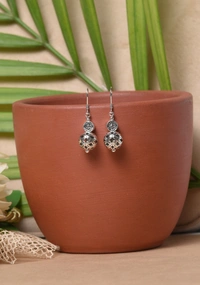 Silver earrings
