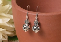 Silver earrings