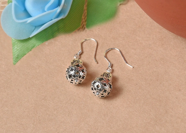 Silver earrings