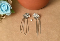 Silver earrings