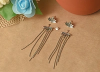 Silver earrings