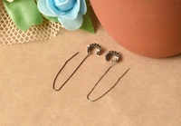 Silver earrings