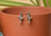 Silver earrings