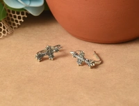Silver earrings