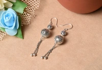 Silver earrings