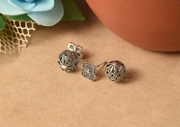Silver earrings