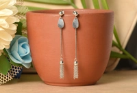 Silver earrings