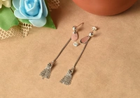 Silver earrings