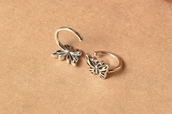 Silver earrings