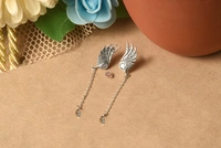 Silver earrings