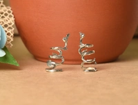 Silver earrings
