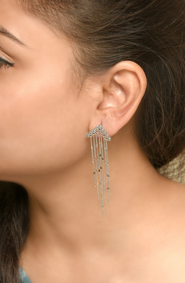Silver earrings
