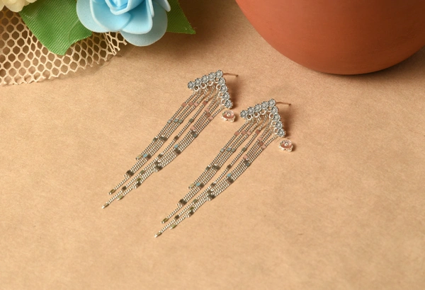 Silver earrings