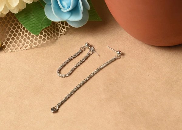 Silver earrings