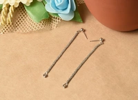 Silver earrings
