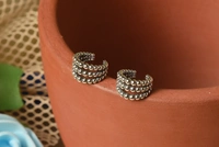 Silver earrings