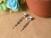 Silver earrings