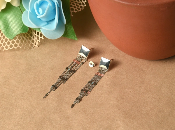 Silver earrings