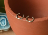 Silver earrings